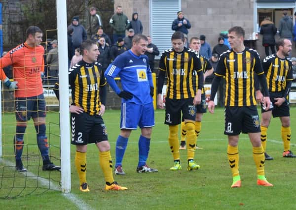 It was a disappointing day for Willie Sawyers and Rob Roy at Auchinleck (pic by Neil Anderson)