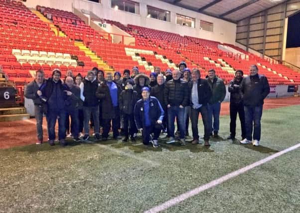 The brave volunteers who held a sleepout at Bradwood Stadium as temperatures plunged below zero
