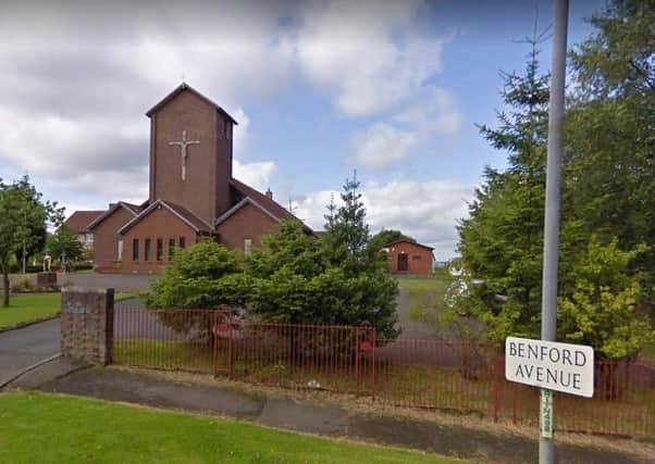 St Teresas Church is located on Benford Avenue, Newarthill