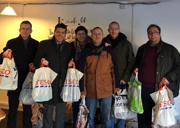 Jamie Hepburn MSP, Stuart McDonald MP and Councillor Mark Kerr dropped off a few donations to Kilsyth Community Food Bank in time for the Christmas hampers they are making up.