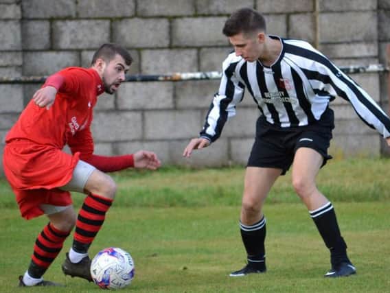 Action from Saturday's Lochore-Forth tie (Pic by Elaine Robertson)