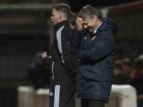 Motherwell manager Stephen Robinson has suffered during a poor recent run of results but hopes to strengthen his squad in January (Pic by Angie Isac)