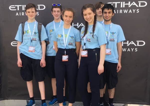 Suzanne Mowat, 15, led the team which consisted of Rory Graham, 16, Jake Gibson, 15, Danial Tariq, 16, Rowan Roscher, 15, and Lewis Griffin, 14 from Woodfarm HS.