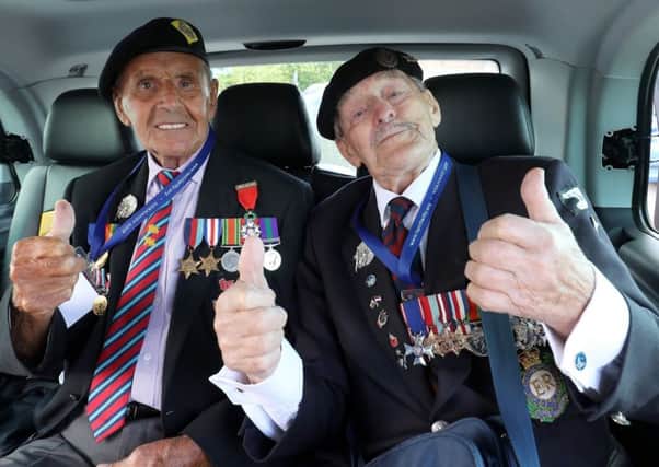 Two veterans who took part in a previous tour - now free trips are being offered to all World War Two veterans.