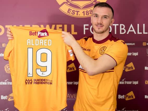 New Motherwell loan signing Tom Aldred (Pic courtesy of Motherwell FC)
