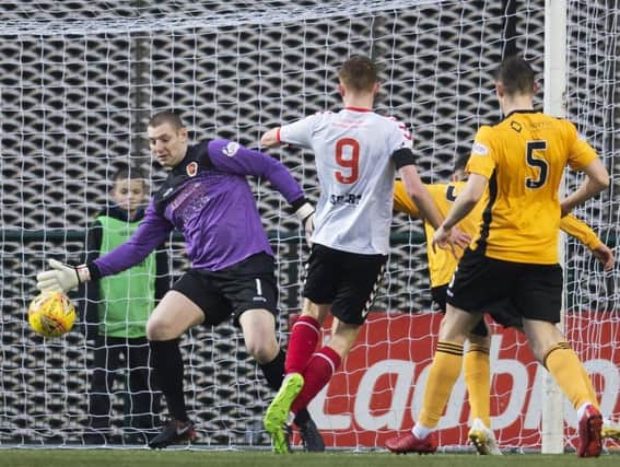 Clyde couldn't find a way through the Stenhousemuir defence