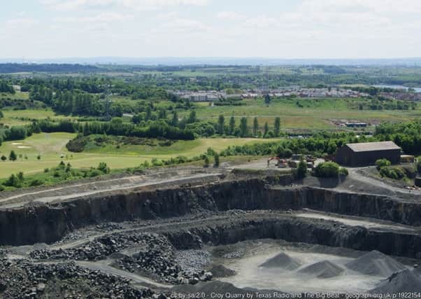 Croy Quarry - Copyright Texas Radio and The Big Beat and licensed for reuse under this Creative Commons Licence
