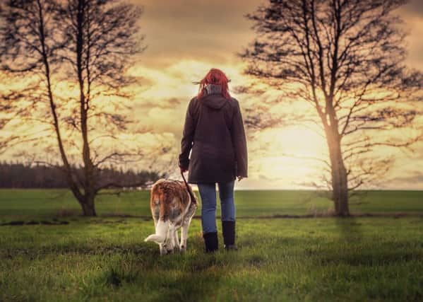 Just walking the dog...is proven to improve your health, as dog walkers are usually fitter and healthier than people who don't go walkies with man's best friend!