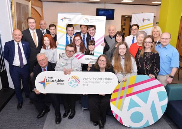 Councillors and young people join together to launch the initiative