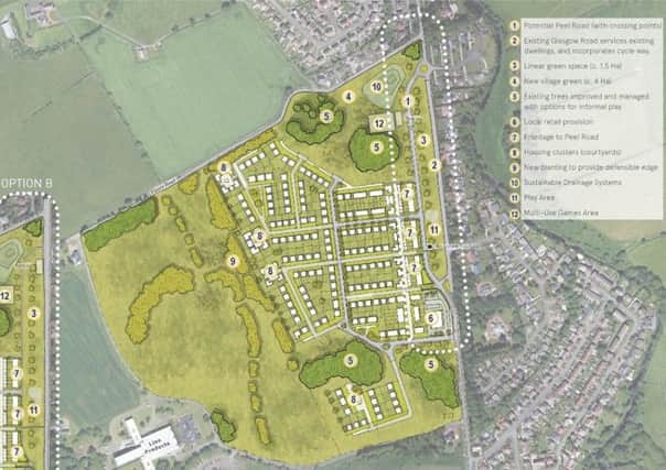 The planned proposals at Waterfoot.