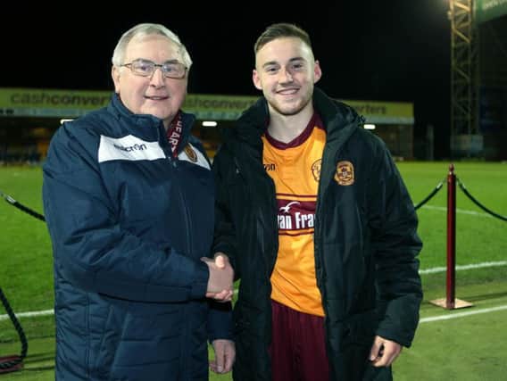 Allan Campbell was named man of the match in Motherwell's 2-0 victory over St Johnstone on Tuesday night (Pic by Ian McFadyen)