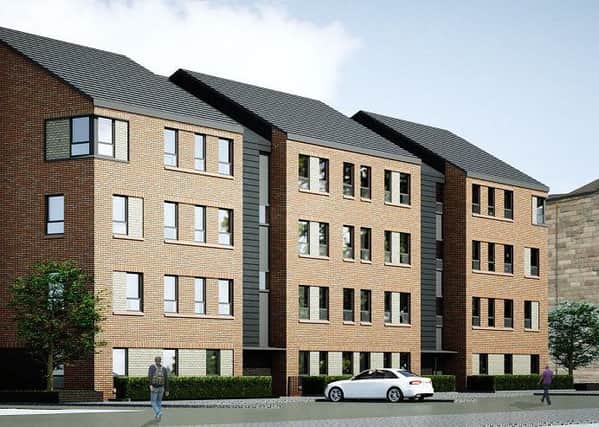 Artist impression of the new homes.