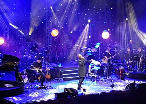 Killer set...Seal turned on the style with his big band at the Usher Hall in Edinuburgh on Saturday night, performing Standards as well as some of his biggest hits. (Pic: Robert Kidd)