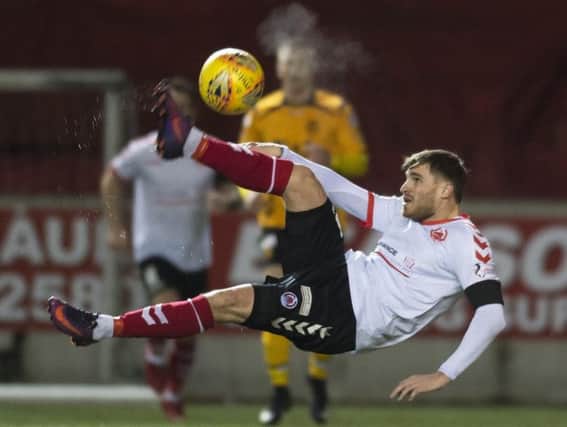 Clyde's David Goodwillie was on target again