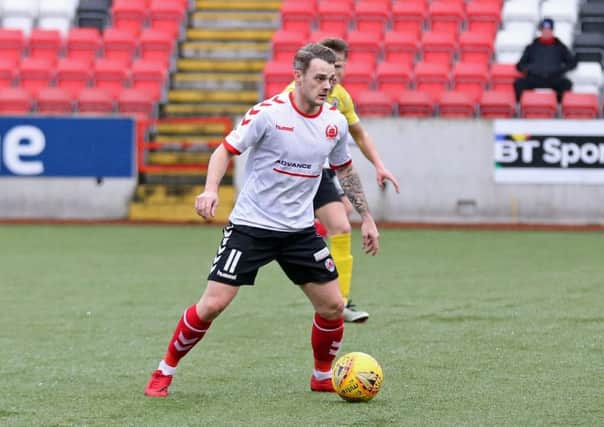 Ally Love in action for Clyde against Edinburgh City last month - pic by Craig Black Photography