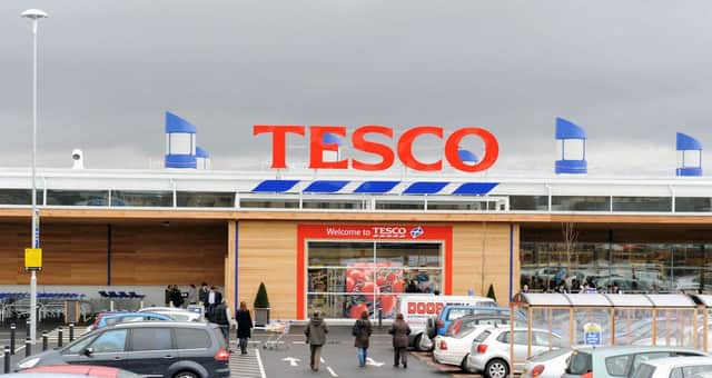 The incident happened at Tesco in Camelon