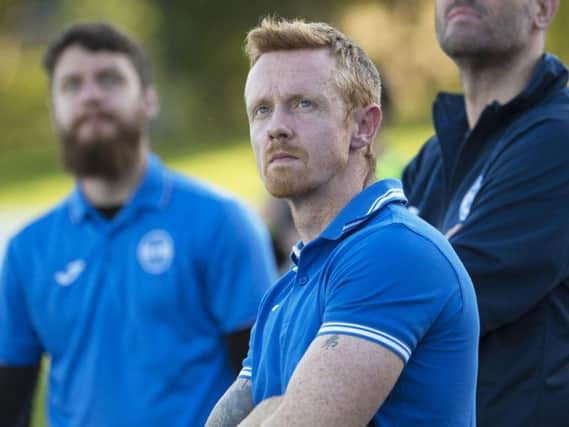 Kilsyth Rangers boss Chris McGroarty