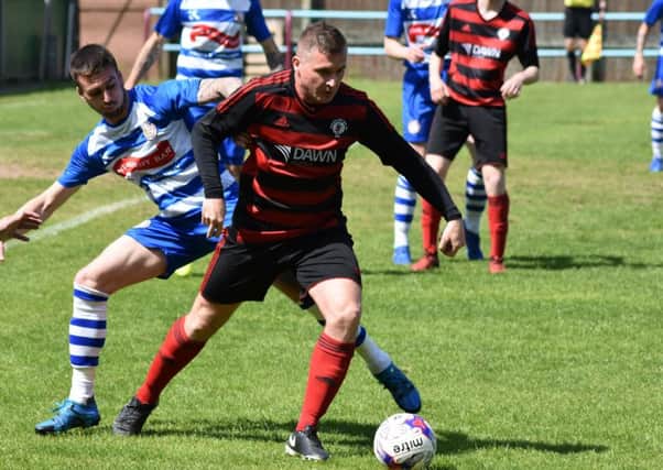 Rob Roy enjoyed a fine win over Kilwinning in the Guys Meadow sunshine (pic by Scott Wilson).