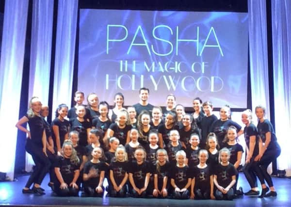 Members of Jaw Dance and Performing Arts appeared in the Magic of Hollywood with Pasha from Strictly.