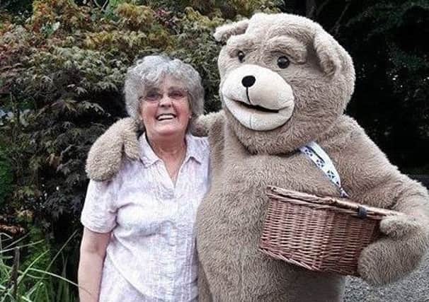 Nan Kirk is pictured with one of the attendees at a teddy bears picnic she organised for CHAS.