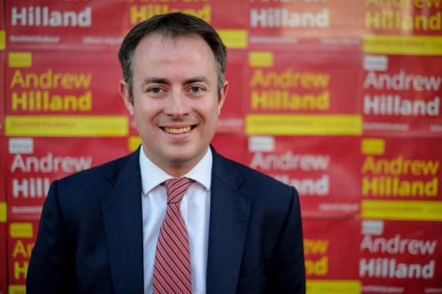 Andrew Hilland, Labour's new parliamentary candidate.