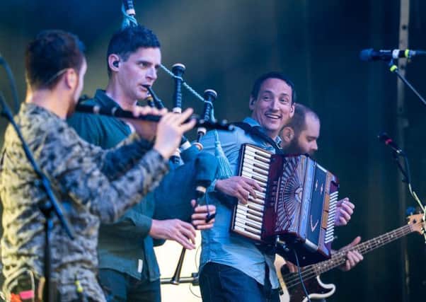 Manran have fun on stage at Live by the Loch. Pic: William Lee