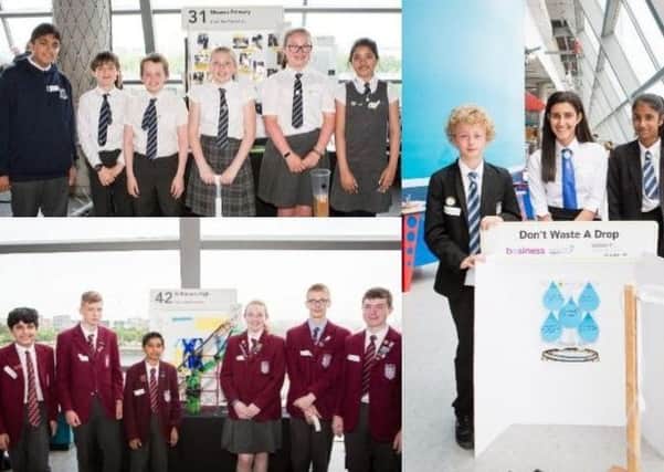 Teams from Mearns Primary School (above), St Ninians High (right) and Lourdes Secondary (below) took part in the Celebration of STEM challenge.