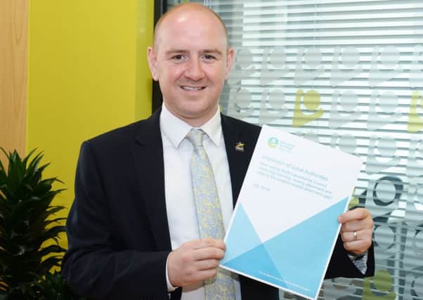 Frank McNally with the Education Scotland report