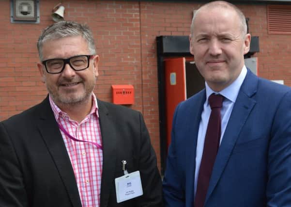 MRRP clinical lead Dr Jim Ruddy (left) and project director Graeme Reid