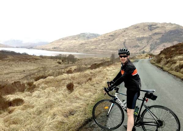 Ross Greig doing seven triathlons in seven days from Sunday the 17th June 2018, aiming to raise Â£1k for Scottish Association for Mental Health.