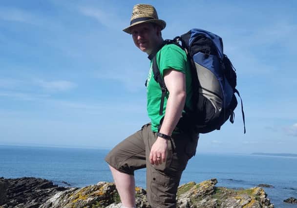 Richard McGarvey is walking from Lands End to John O'Groats