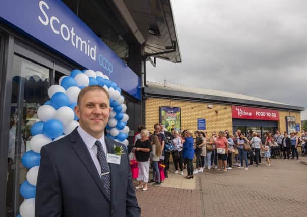 Campbell Lochrie, manager of the Scotmid store in Tannochside