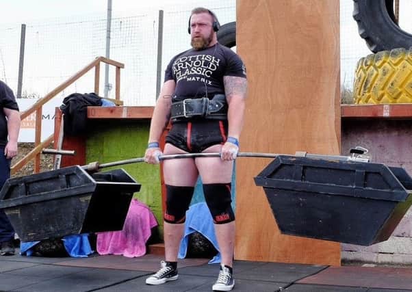 Cumbernauld's Scott Milne will compete for the title of the UK's Strongest Man (pic by AllSports Photography)