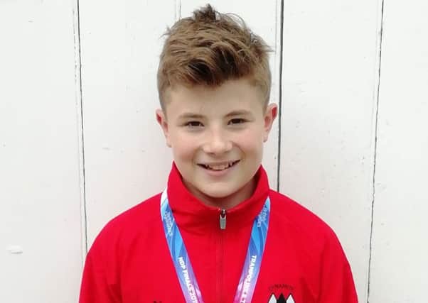 Bearsden youngster Christopher Speirs gained a silver medal at the recent British Tumbling NDP finals in Nottingham.