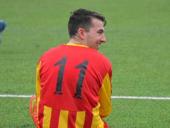 Liam McGonigle was on target for Rossvale against Beith
