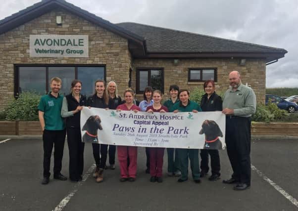 Avondale Veterinary Group show their support for the Paws in the Park event