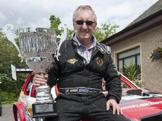 Carlukes Kenny Purdie has won numerous stock car trophies over the years (Library pic)