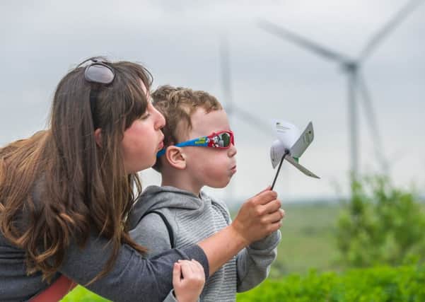 Whitelee Windfarm is hosting family fun days at the weekend.