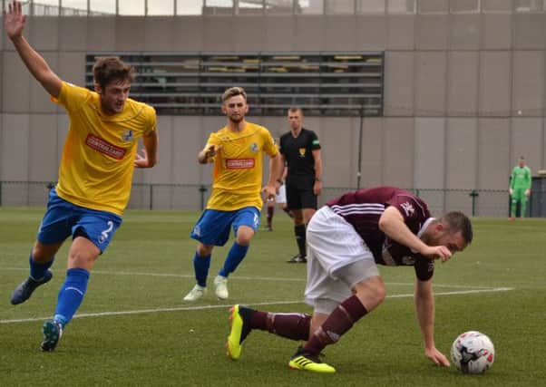 Action from Cumbernauld Colts' win over Kelty Hearts