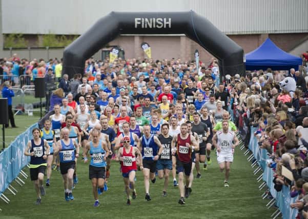 Runners from last year's Cumbernauld 10k