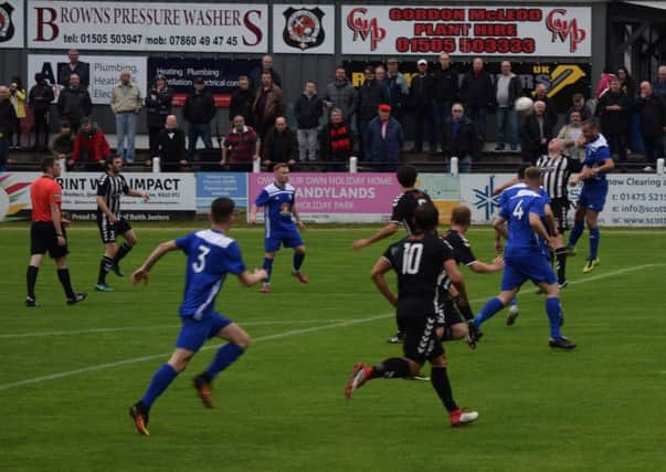Rob Roy were on the receiving end at Beith (pic by Neil Anderson)