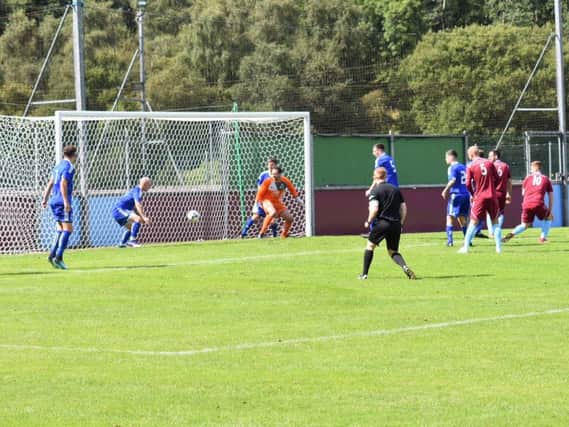 Cumbernauld dominated Darvel but just had a single goal to show for their efforts (pic by Chloe Kelly)