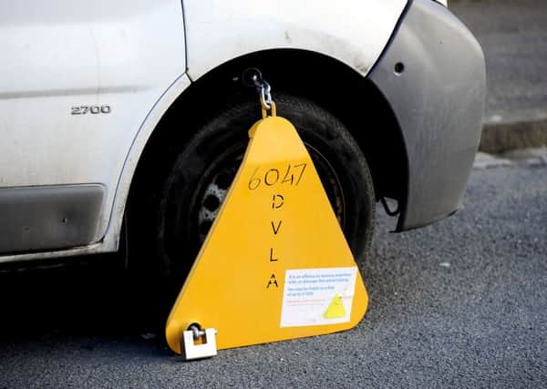 Drivers risk their vehicles being clamped or seized and sold if they fail to pay fines imposed by the courts.
