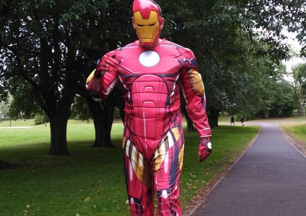 Kevin Kane from Kilsyth will take part in the Great Scottish Run dressed as Iron Man