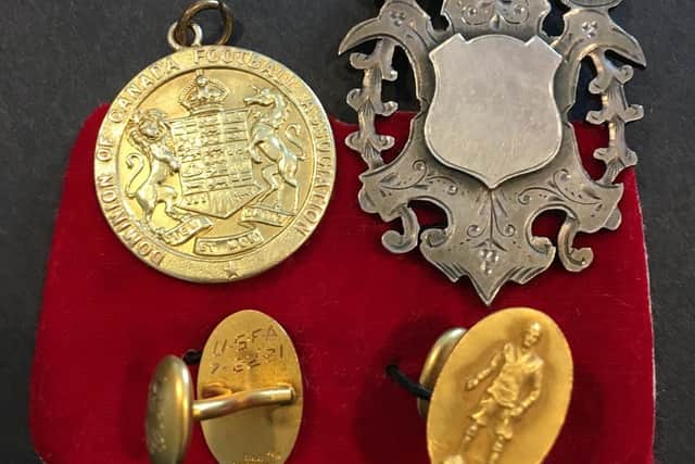 Craig Brown's commemorative medals and cufflinks from the 1921 tour remain proud possessions of his ancestors