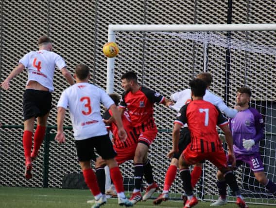 Martin McNiff was on target twice for Clyde against Elgin