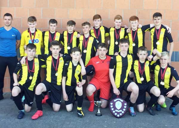Boclair Academy U15s East Dunbartonshire Schools Cup winners 2018