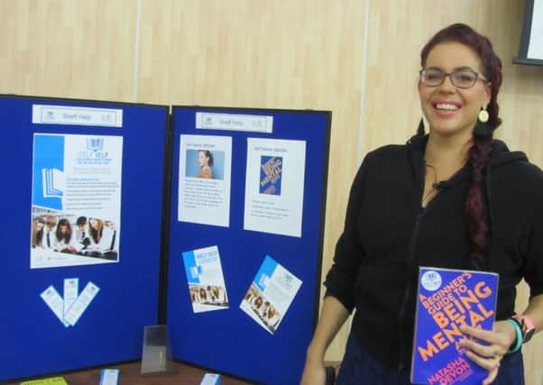 Mental health campaigner Natasha Devon, who spoke to pupils recently at Douglas Academy.