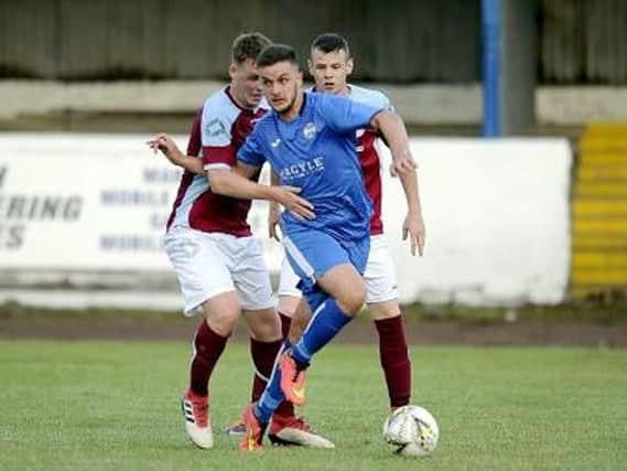 Salim Kouider-Aissa got both Kilsyth goals in their cup win at Livingston
