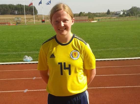 Rosie in her Scotland gear (Submitted pic)